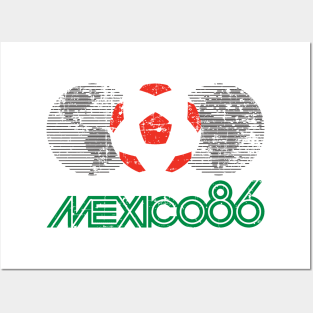 Mexico 86 - Retro Design Posters and Art